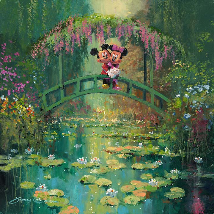 James Coleman Mickey and Minnie at Giverny
